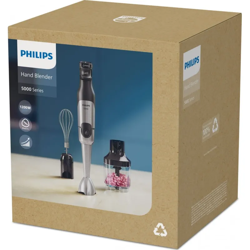 Blender Philips Philips 5000 Series Hand Blender HR2683/00, 1200W