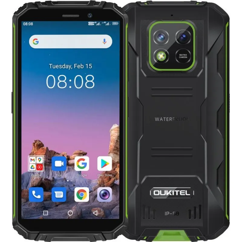 Smartfon Oukitel WP18 4/32GB Czarno-zielony (WP18-GN/OL)