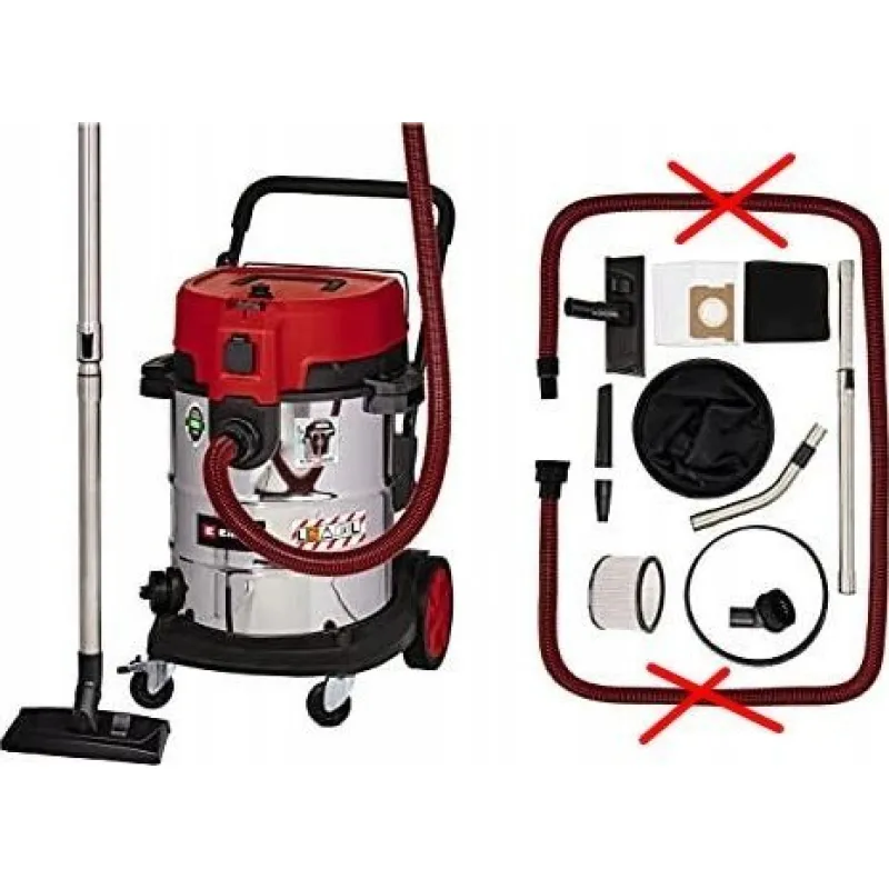 Odkurzacz przemysłowy Einhell Einhell TE-VC 2350 SACL, wet/dry vacuum cleaner (red/stainless steel, 