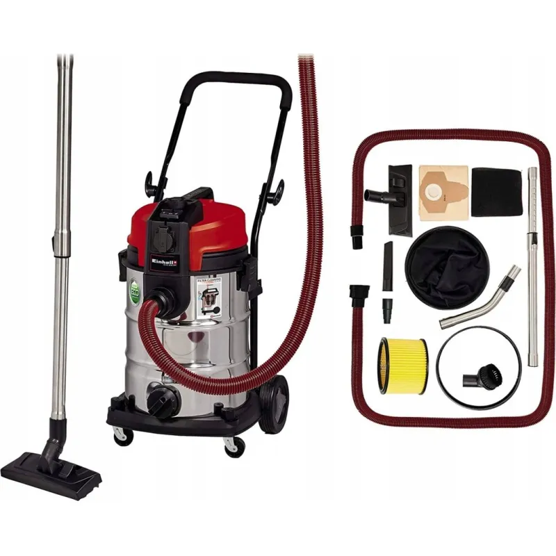 Odkurzacz przemysłowy Einhell Einhell TE-VC 2230 SACL, wet/dry vacuum cleaner (red/stainless steel)