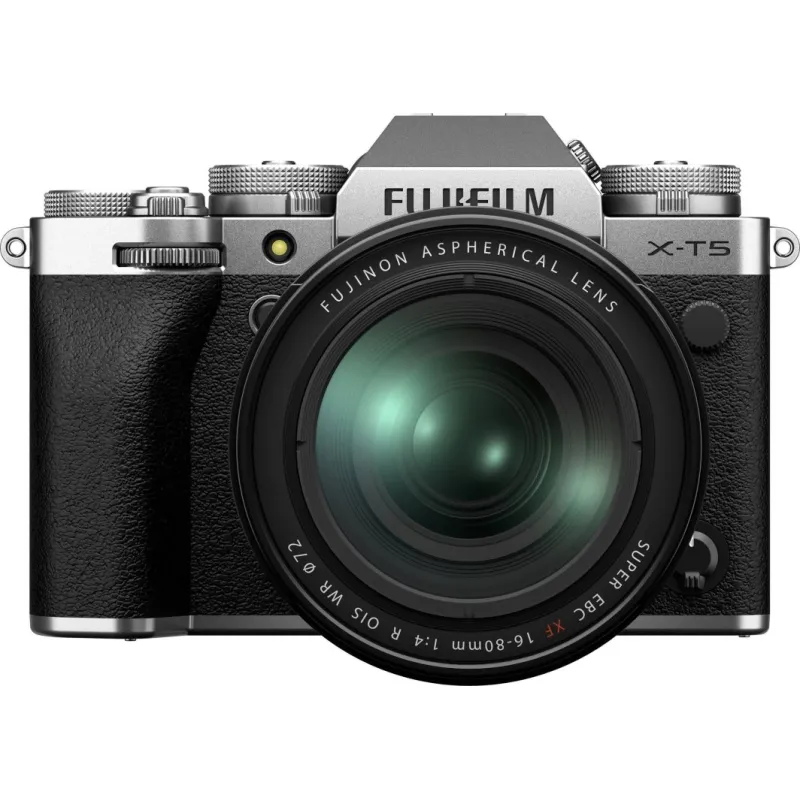 Aparat Fujifilm X-T5 srebrny + XF 16-80mm f/4.0 OIS R WR (16782600)