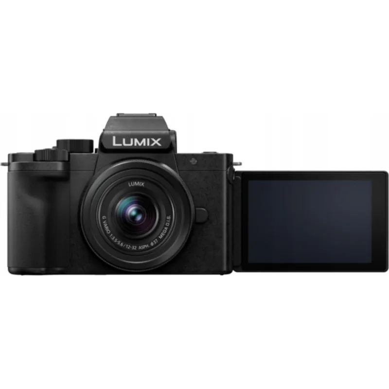 Aparat Panasonic Lumix DC-G100D + G Vario 12-32mm f/4.0-5.6 Mega OIS + 45-150mm f/4.0-5.6 (DC-G100DW