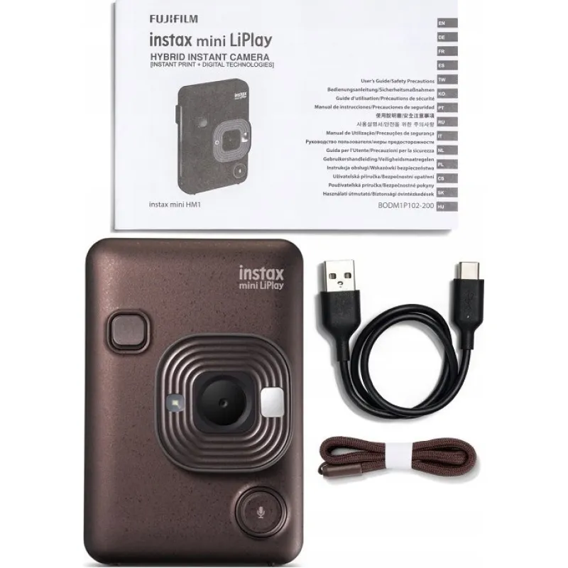 Aparat cyfrowy Fujifilm Fujifilm instax mini LiPlay dark bronze