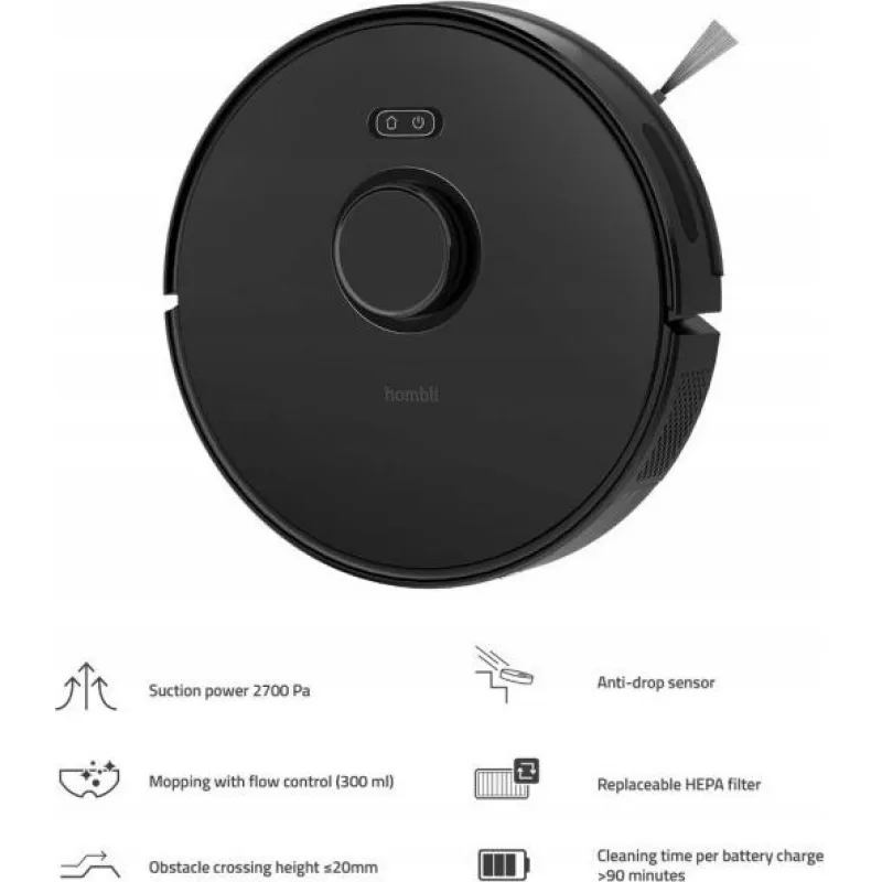 Robot sprzątający Avanca International BV Hombli Smart Robot Vacuum - Staubsauger Roboter