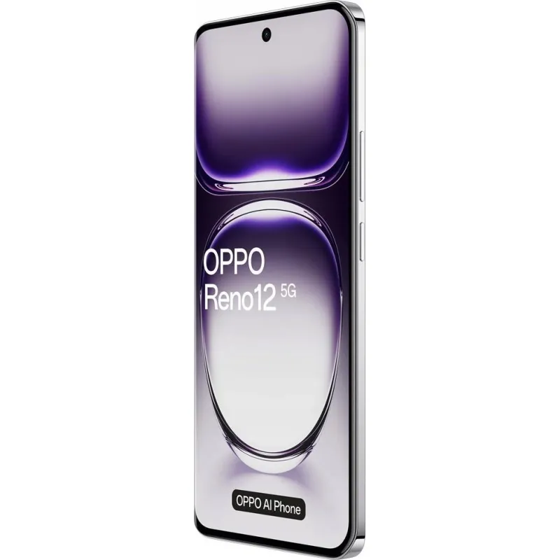 Smartfon Oppo OPPO Reno12 5G 17 cm (6.7") Dual SIM Android 14 USB Type-C 12 GB 256 GB 5000 mAh Srebr