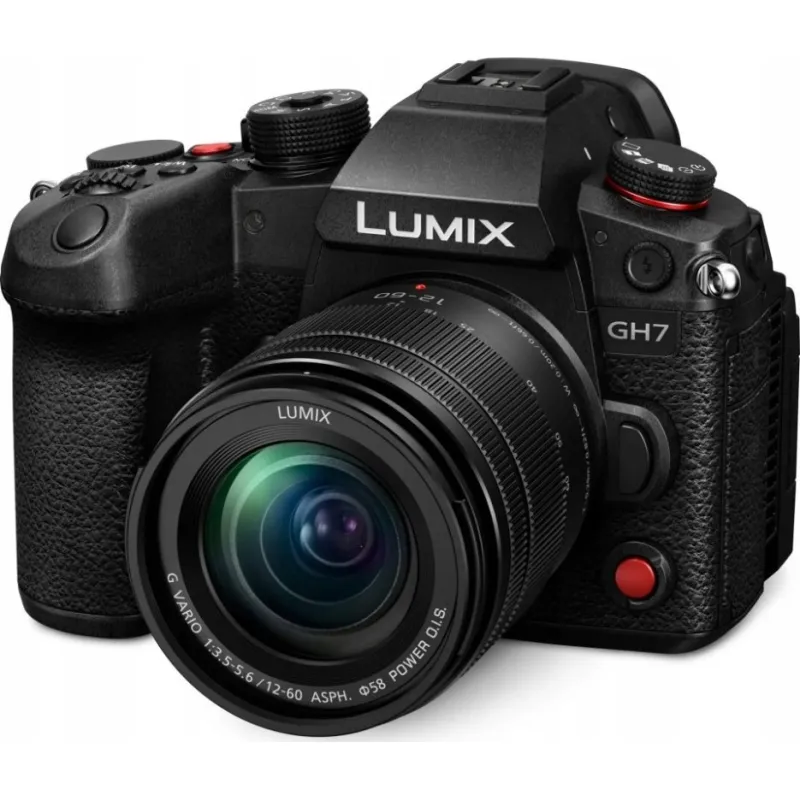 Aparat Panasonic Lumix GH7 + G Vario 12-60mm f/3.5-5.6 ASPH. Power O.I.S. (DC-GH7ME)