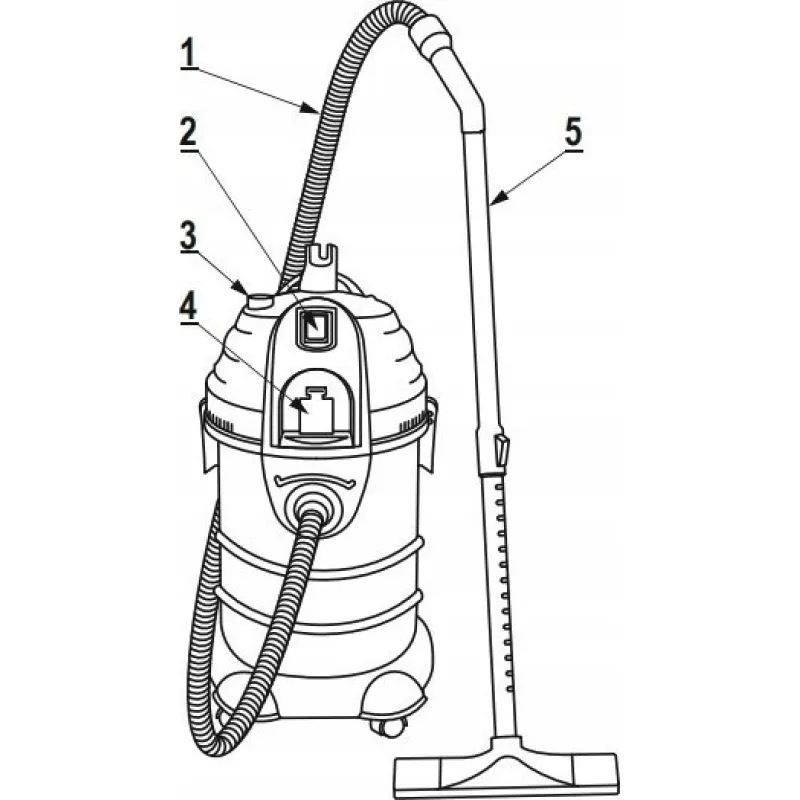 Odkurzacz przemysłowy Dedra Mobile dust extractor CLEANTEC Dedra DED6606