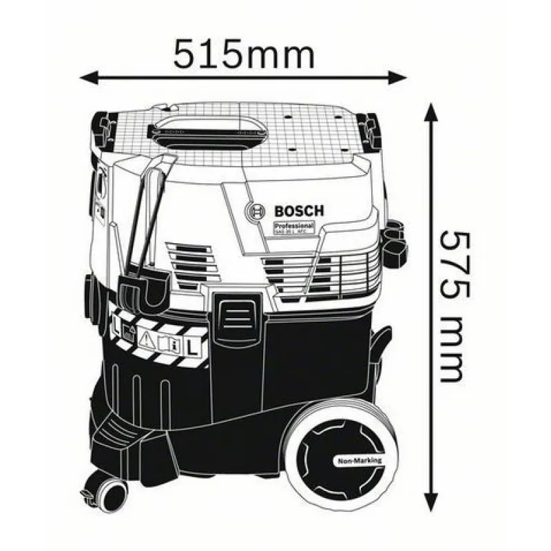 Odkurzacz przemysłowy Bosch GAS 35 L AFC (06019C3200)