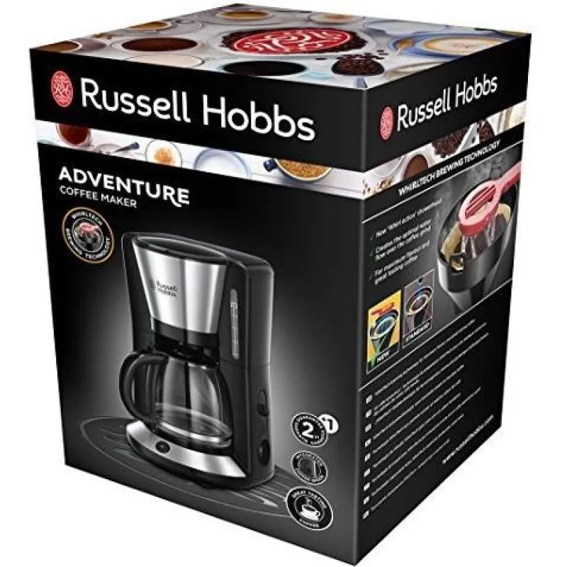 Ekspres przelewowy Russell Hobbs Adventure 24010-55 Czarny