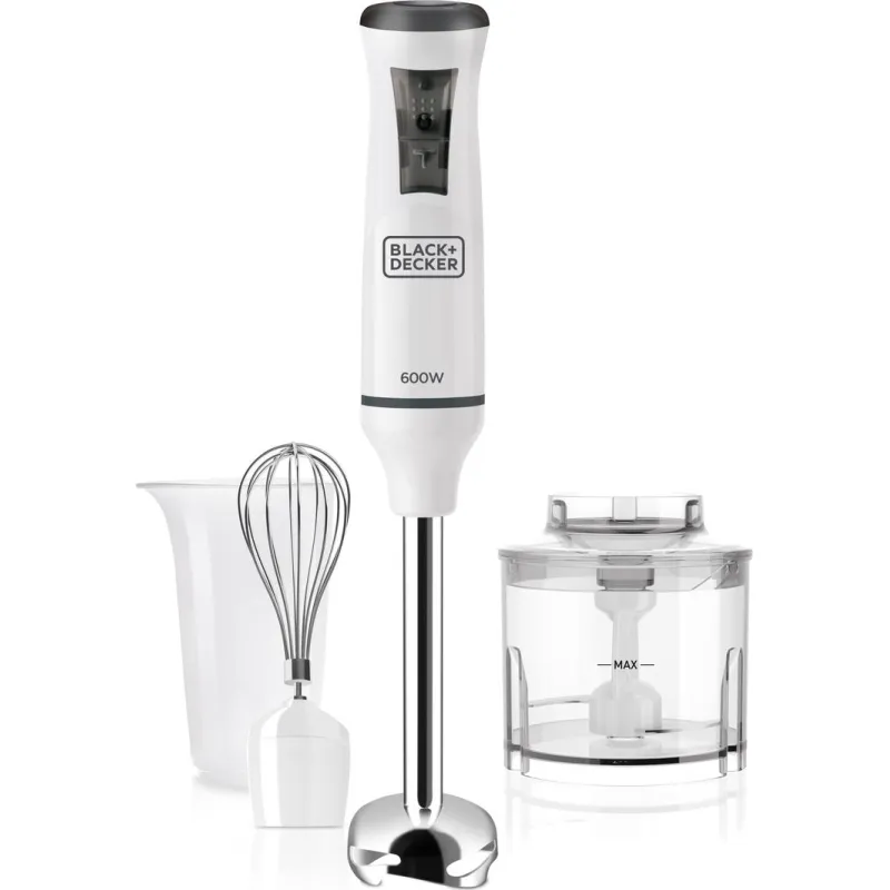 Blender Black&Decker Blender ręczny Black+Decker BXHBA600E (600W) (ES9160070B) - AGDBDEMIB0013