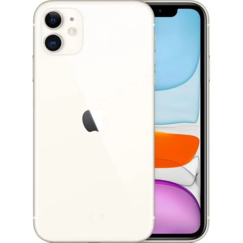 Smartfon Apple iPhone 11 4/64GB Biały (MWLU2) (MHDC3)