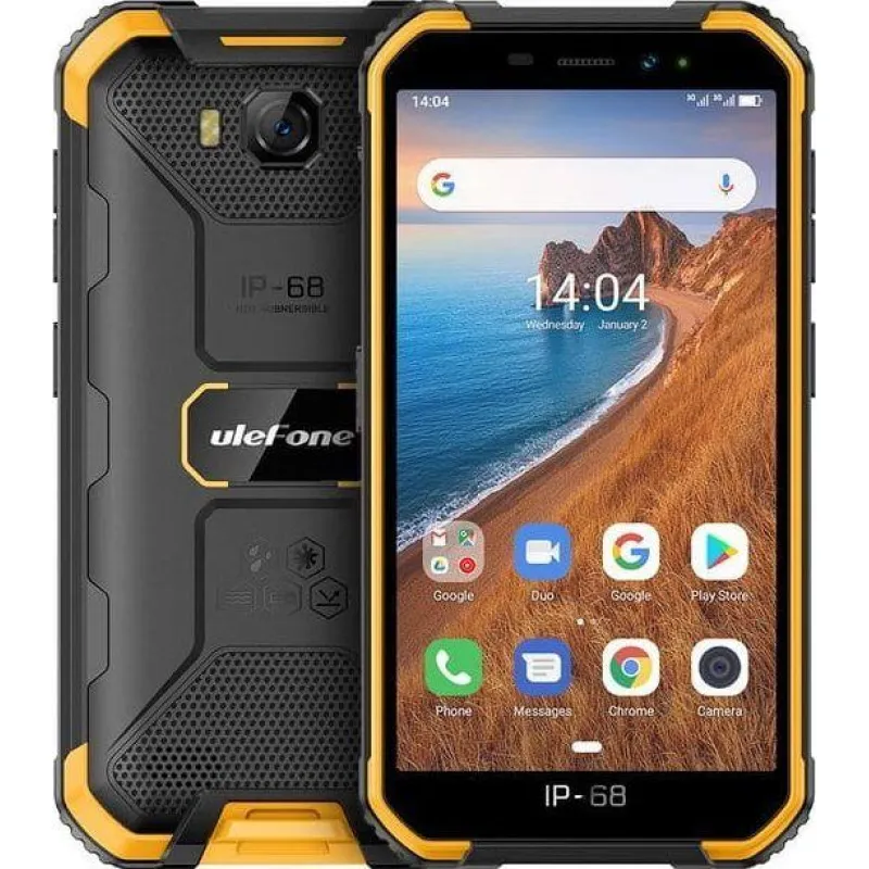 Smartfon UleFone Armor X6 2/16GB Czarno-żółty (UF-AX6/OE)