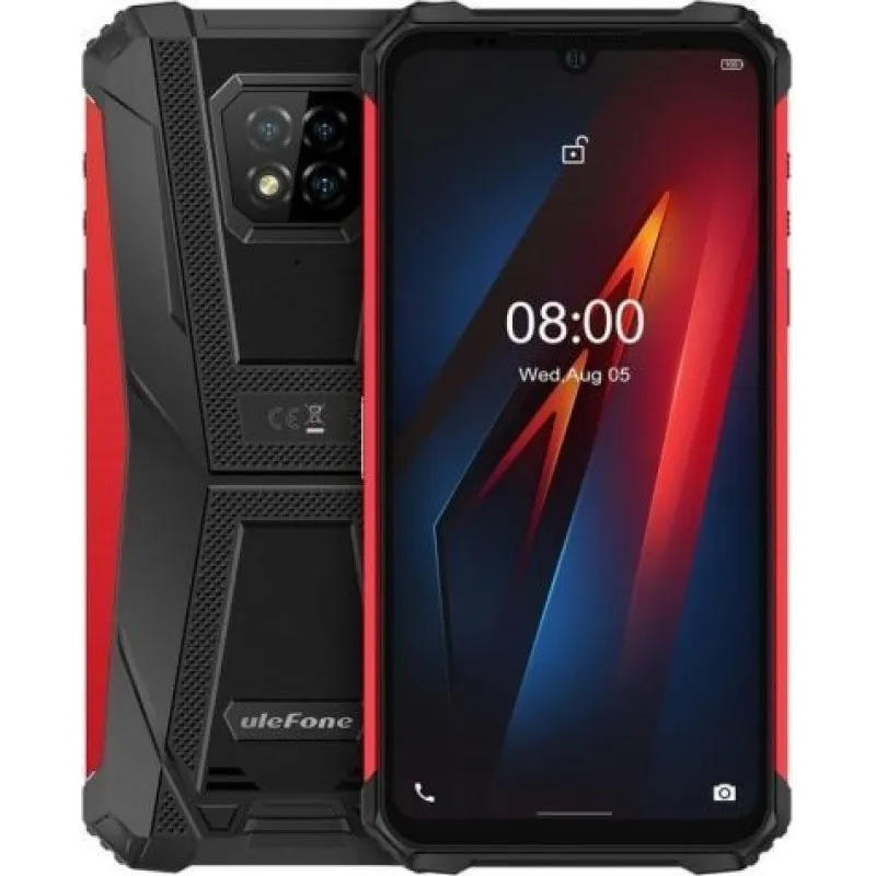 Smartfon UleFone Armor 8 4/64GB Czarno-czerwony (UF-A8/RD)