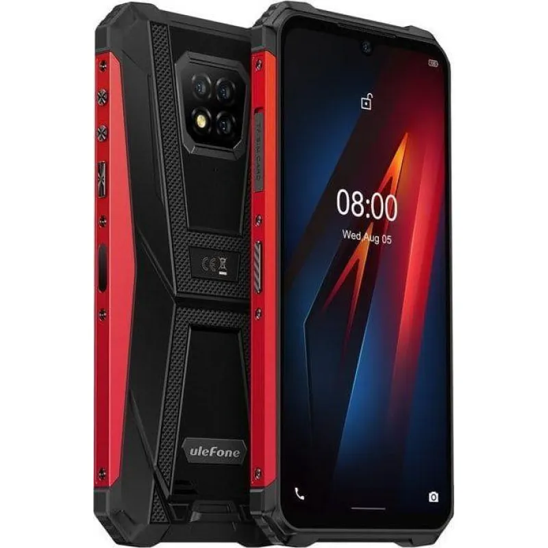 Smartfon UleFone Armor 8 4/64GB Czarno-czerwony (UF-A8/RD)