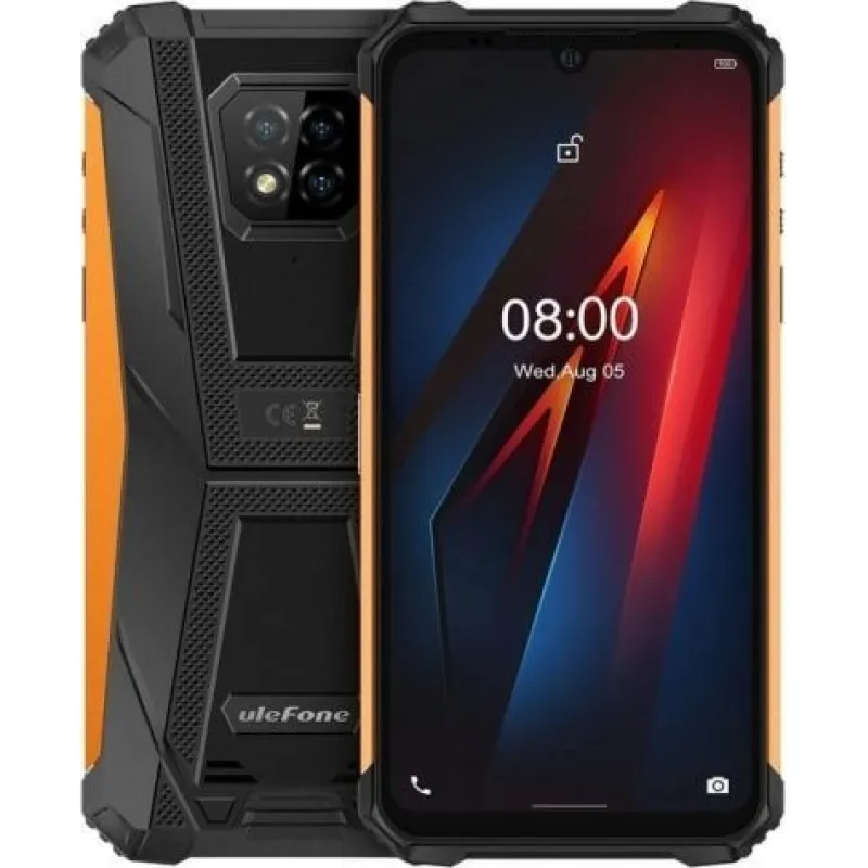 Smartfon UleFone Armor 8 4/64GB Czarno-pomarańczowy (UF-A8/OE)