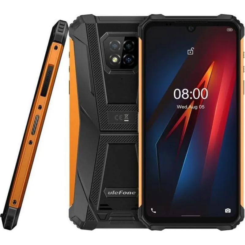 Smartfon UleFone Armor 8 4/64GB Czarno-pomarańczowy (UF-A8/OE)