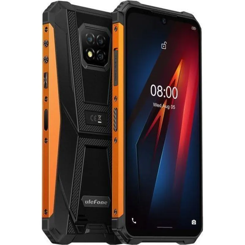 Smartfon UleFone Armor 8 4/64GB Czarno-pomarańczowy (UF-A8/OE)