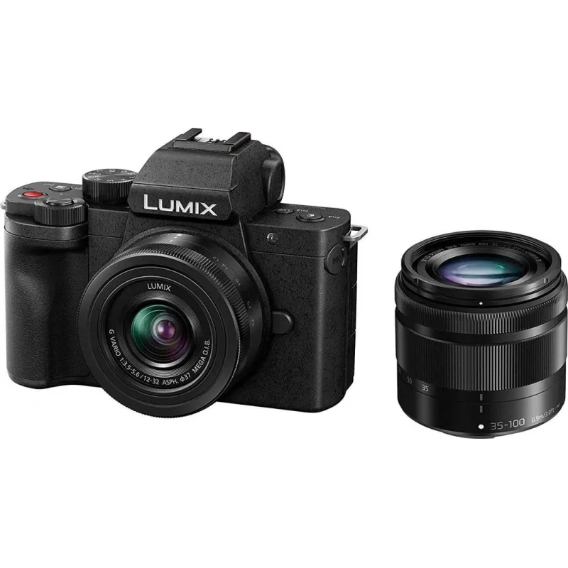 Aparat Panasonic Lumix G100 + G Vario 12-32mm f/3.5-5.6 ASPH. Mega O.I.S. + 35-100mm f/4.0-5.6 (DC-G