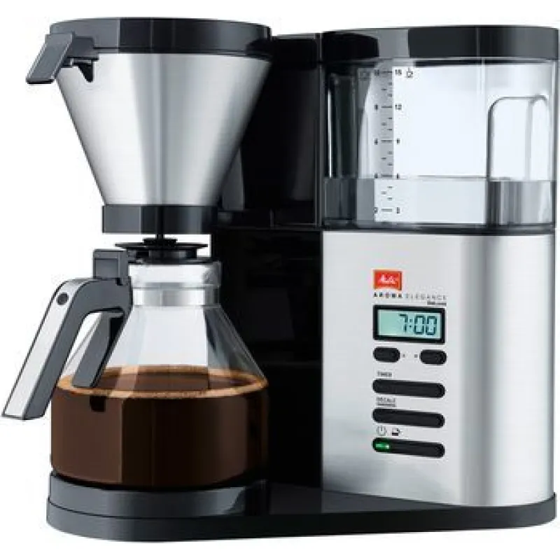 Ekspres przelewowy Melitta Aroma Elegance DeLuxe 1012-03 Srebrny