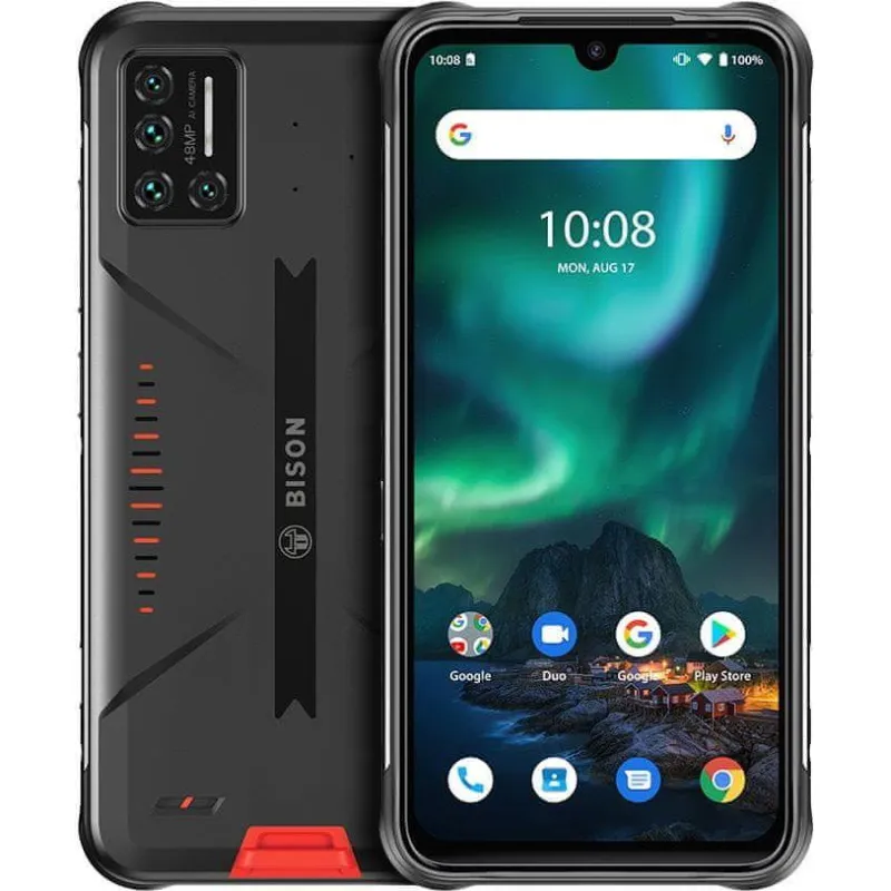 Smartfon Umidigi Bison 6/128GB Czarno-pomarańczowy